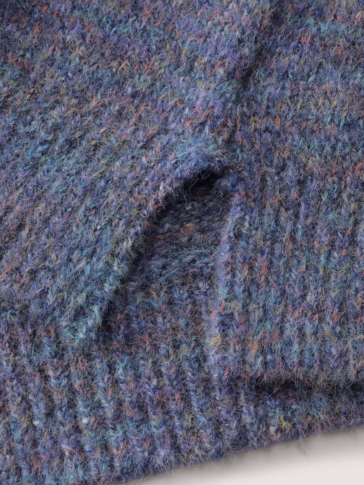 Heather Color Gradient Round Neck Pullover - Image 7