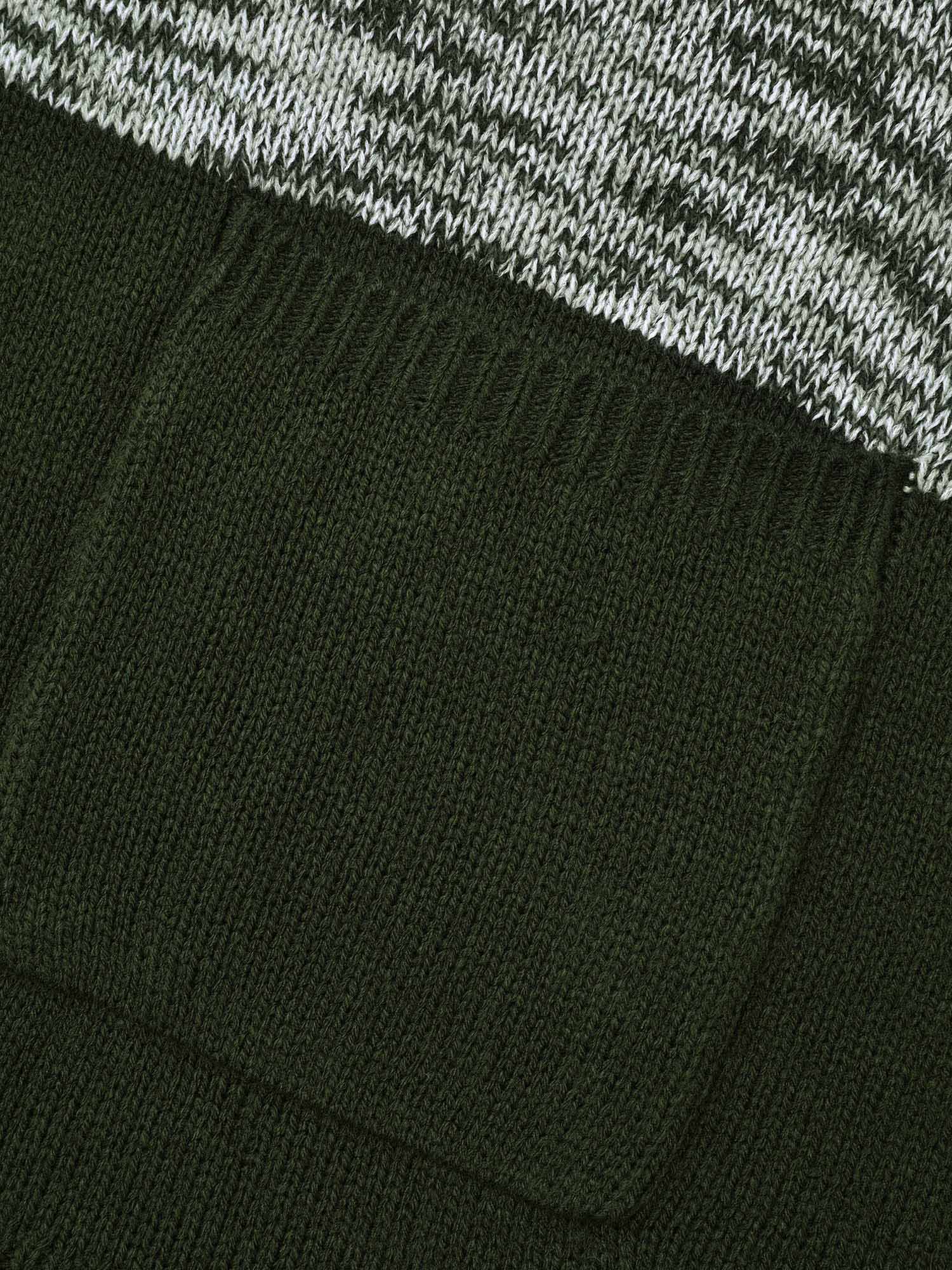 Heather Colorblock Contrast Patched Pocket Cardigan - Image 6