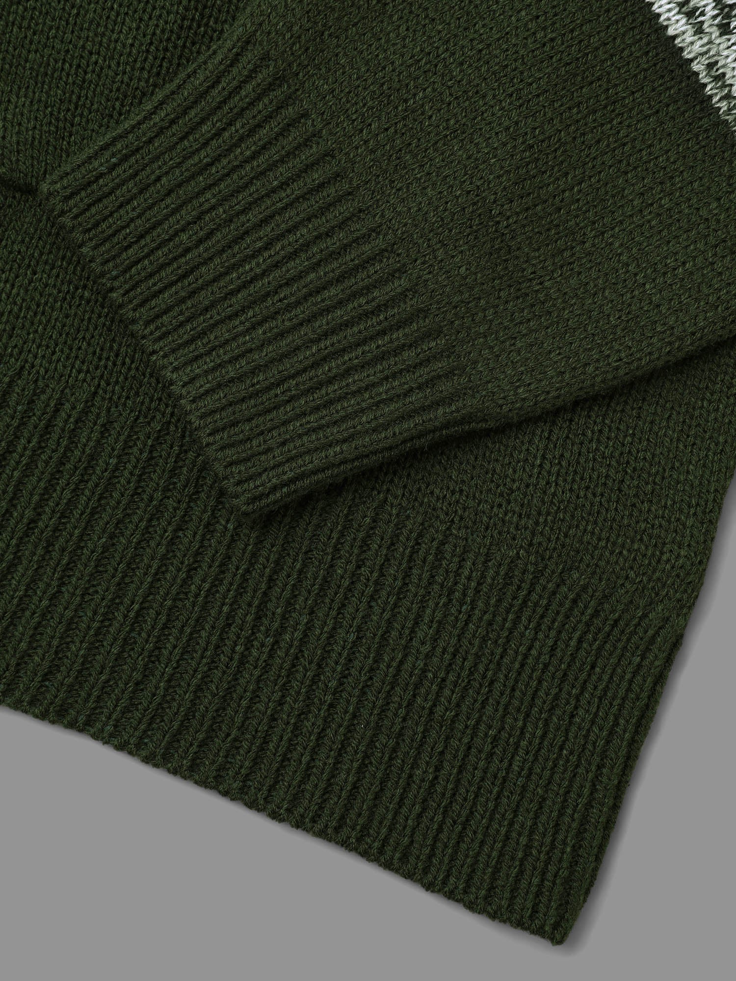 Heather Colorblock Contrast Patched Pocket Cardigan - Image 7