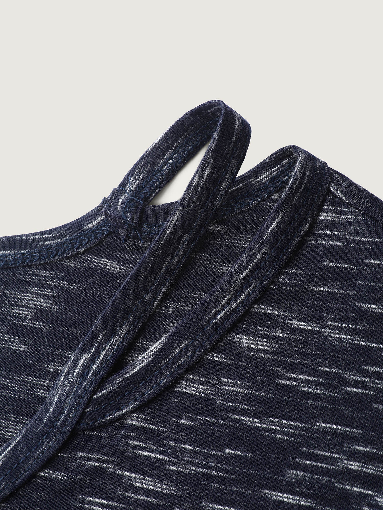 Heather Cut-Out Neckline T-Shirt - Image 5