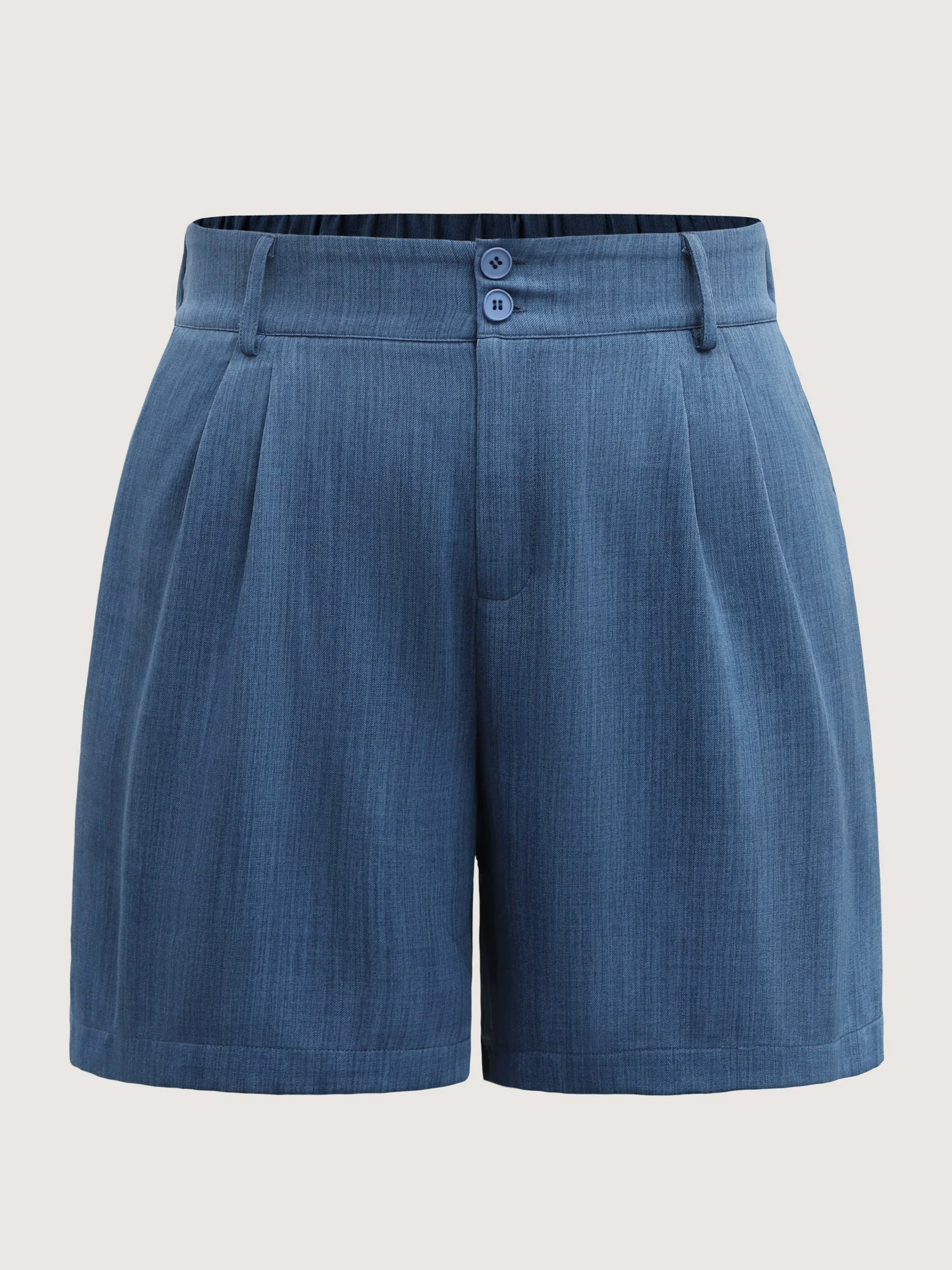 Heather Double Buckle Straight-Leg Shorts - Image 5