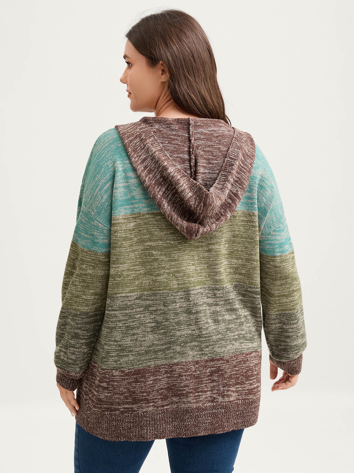Heather Little Stretchy Hooded Cardigan - Image 4