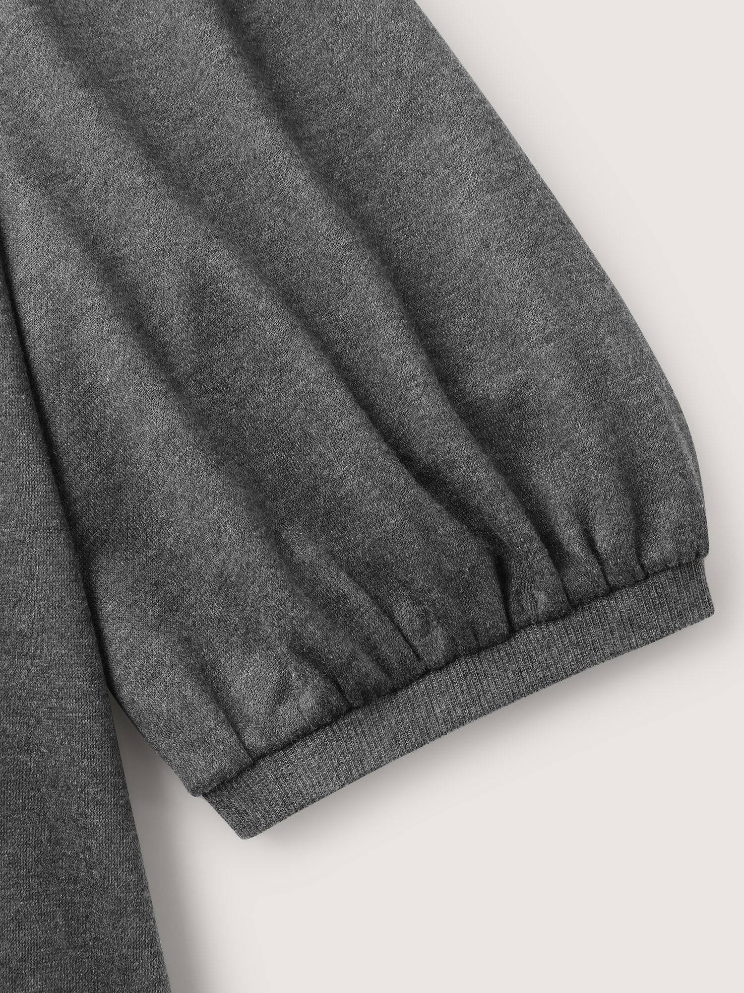 Heather Neckline Cut-Out Sweatshirt - Image 6