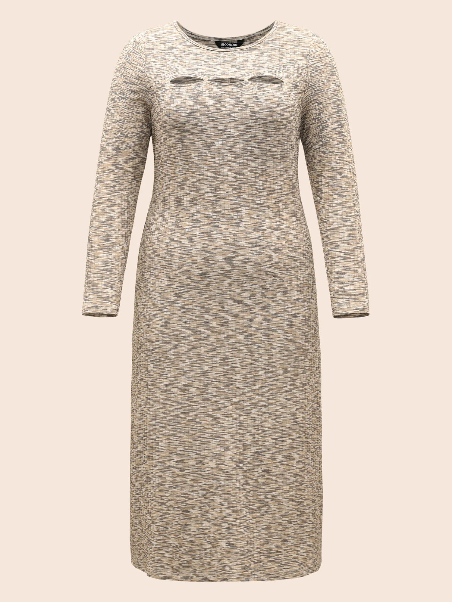 Heather Pit Strip Cut Out Dress - Image 7