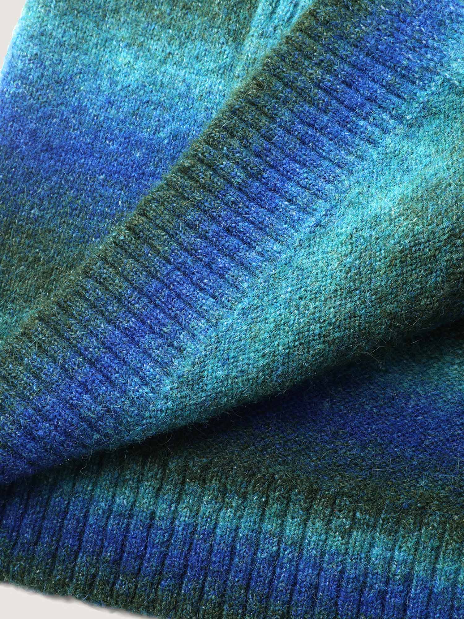 Heather Pockets Open-Front Knit Cardigan - Image 7