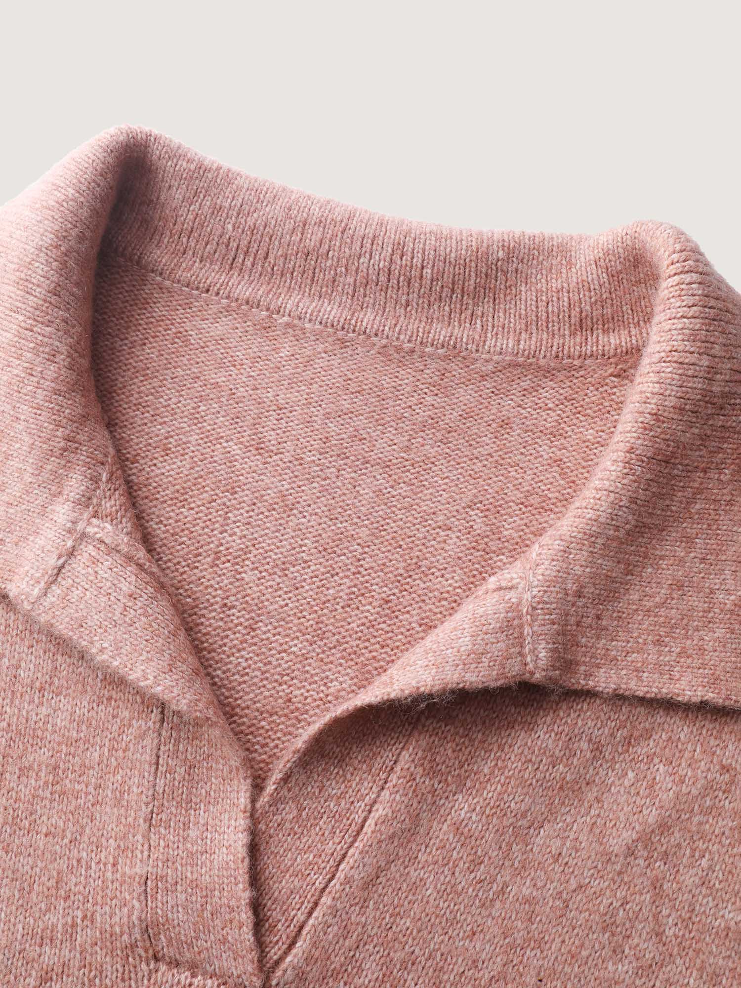 Heather Ribbed Hem Solid Pullover - Image 6