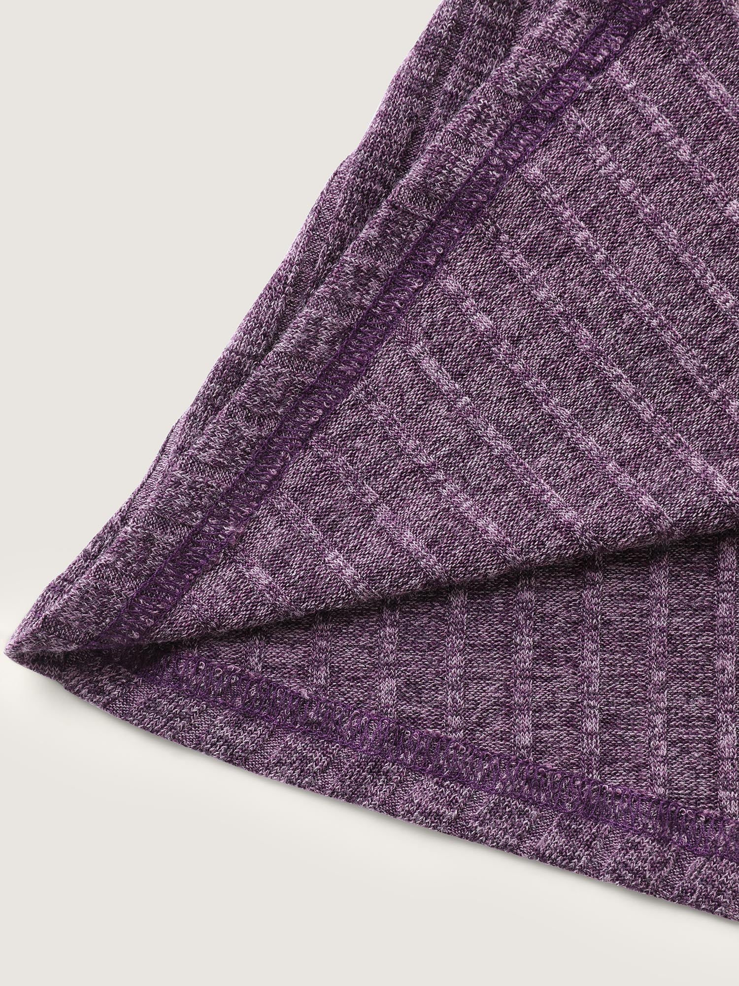 Heather Ribbed Supersoft Front-Tie Jacket - Image 6