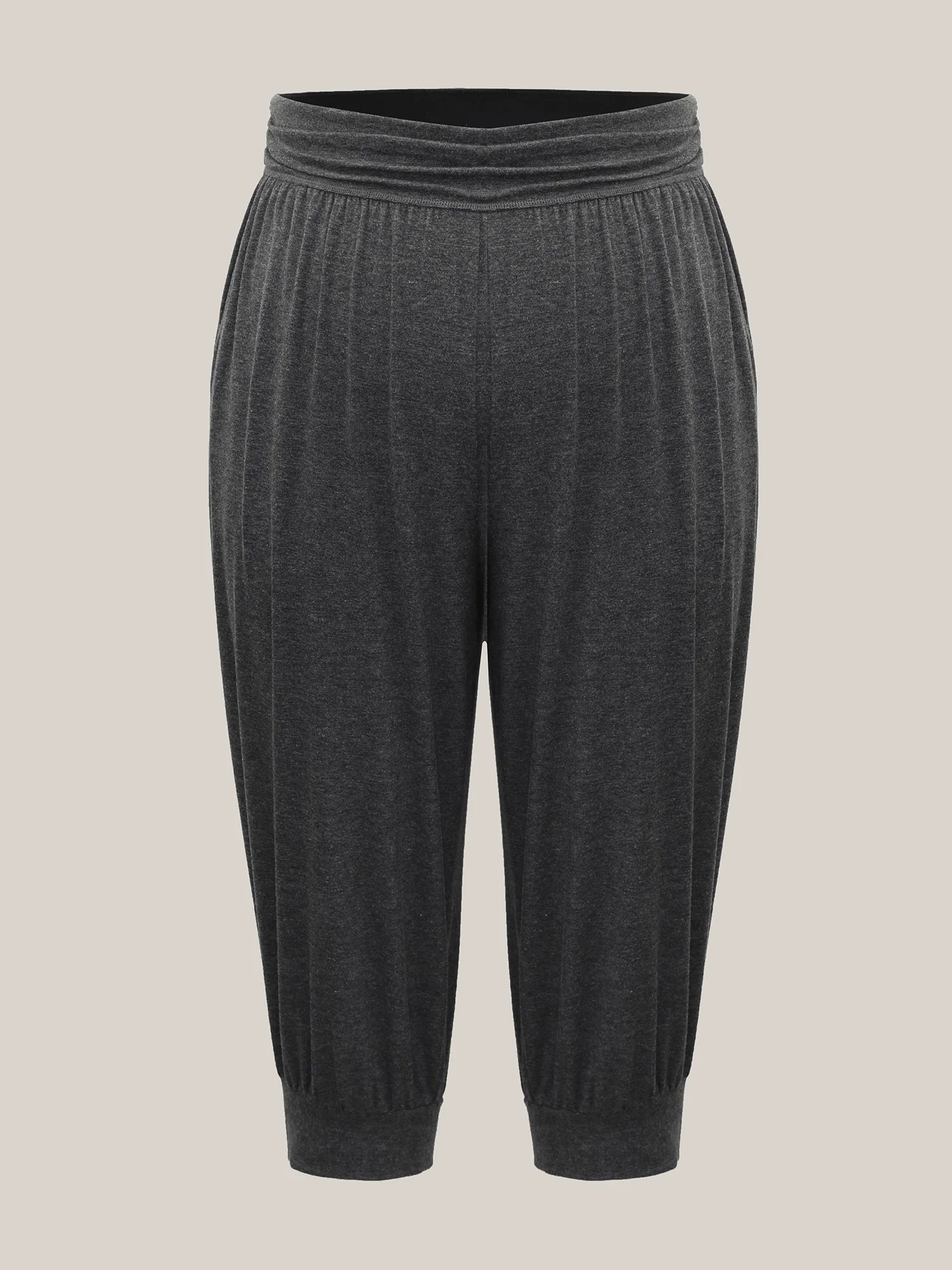 Heather Stretchy Hem Active Jogger Pants - Image 5