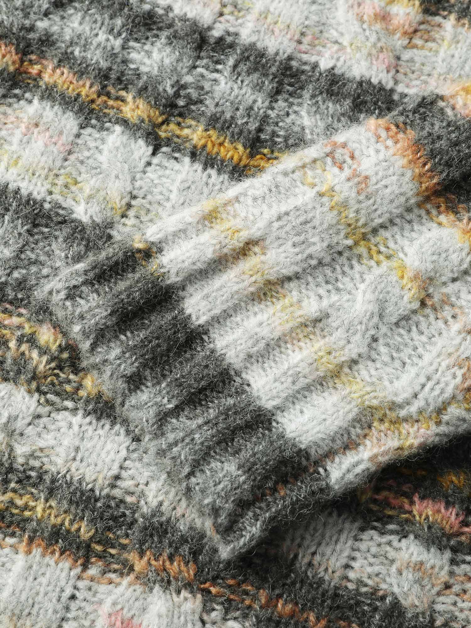 Heather Twist Textured Round Neck Pullover - Image 6