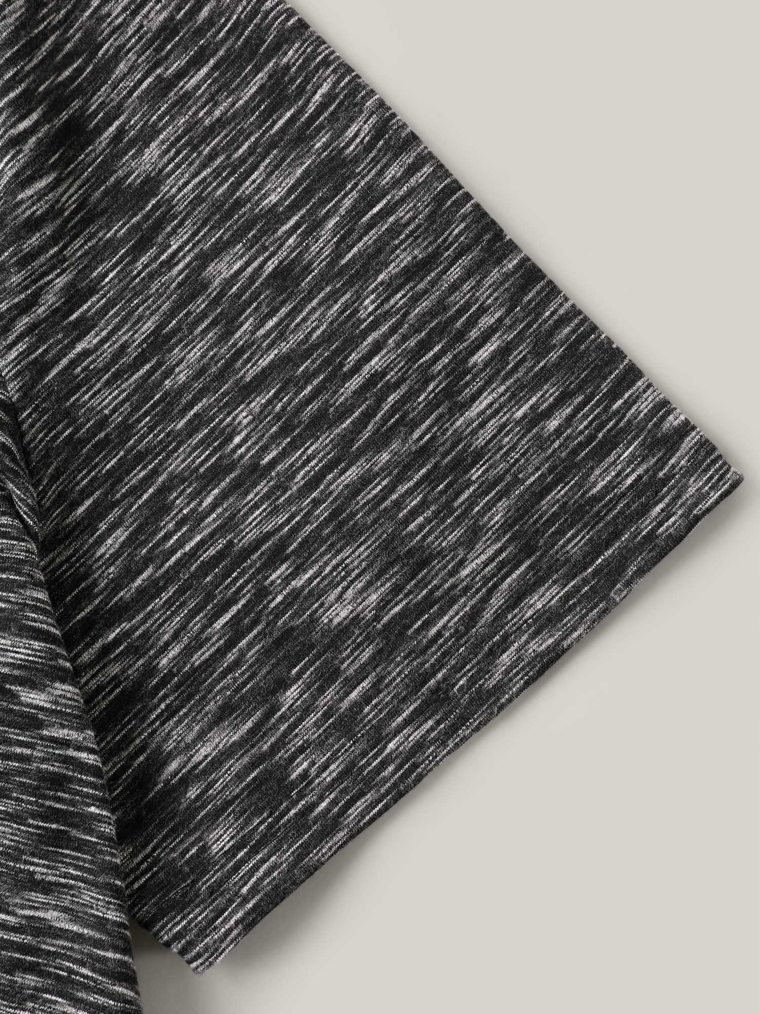 Heathered Crew Neck Relaxed T-Shirt - Image 5