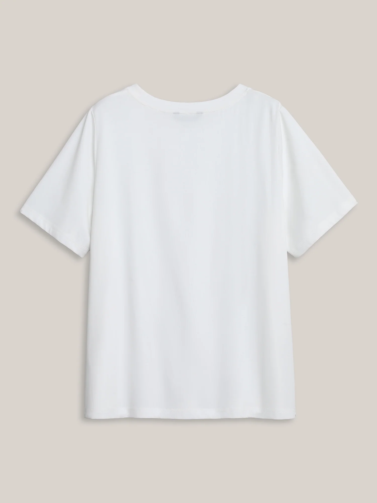 Hello Mountains Print Round Neck T-Shirt - Image 3
