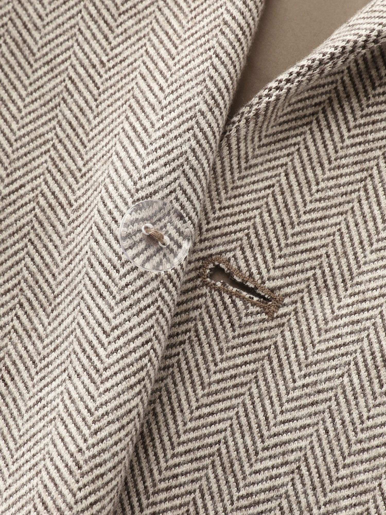 Herringbone Pockets Double Button Blazer - Image 5