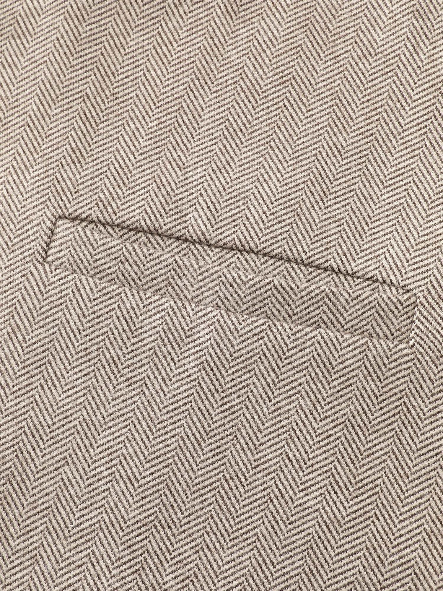 Herringbone Pockets Double Button Blazer - Image 6