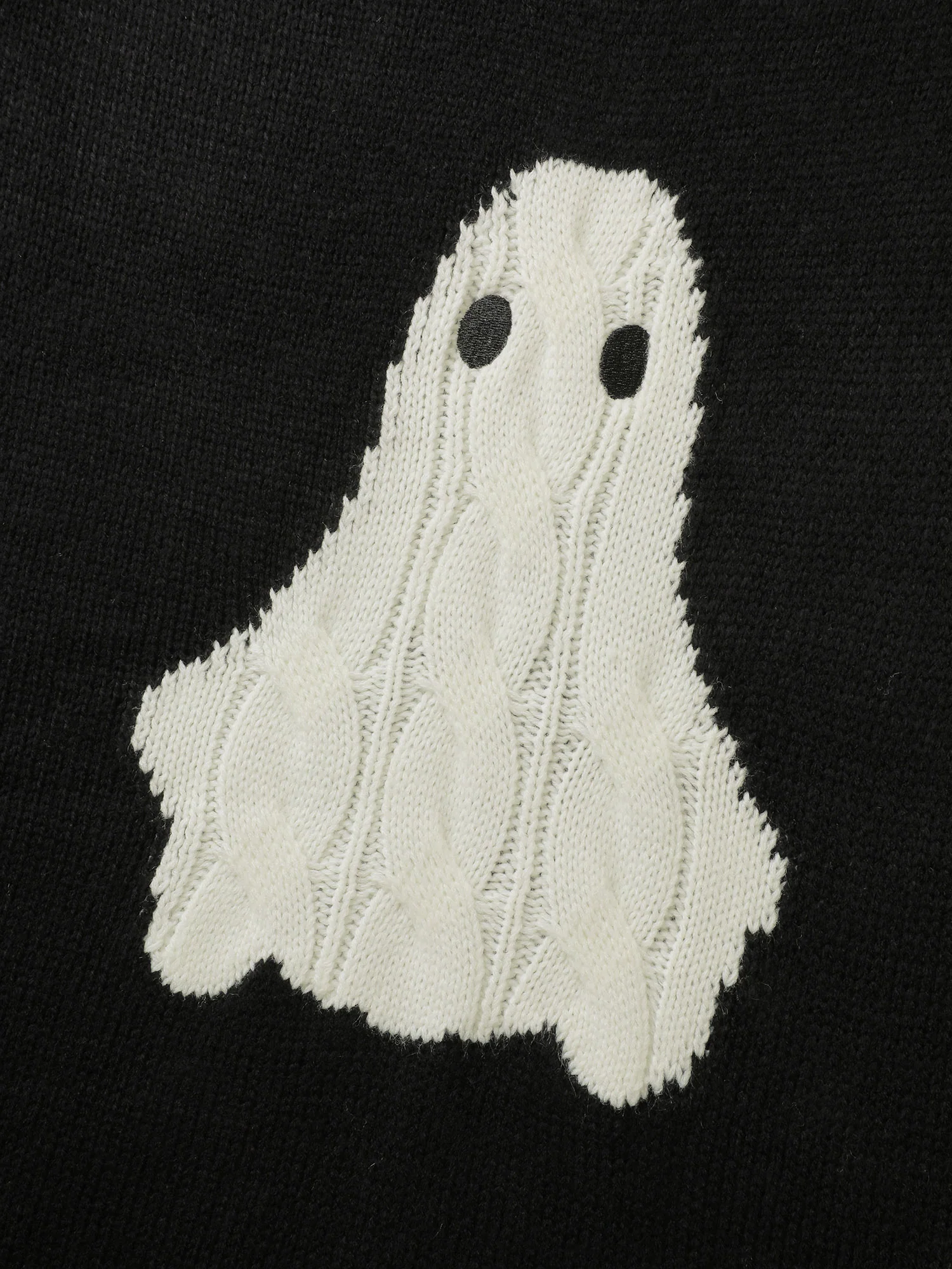 Hey Ghost Raglan Stripe Sleeve Pullover - Image 5