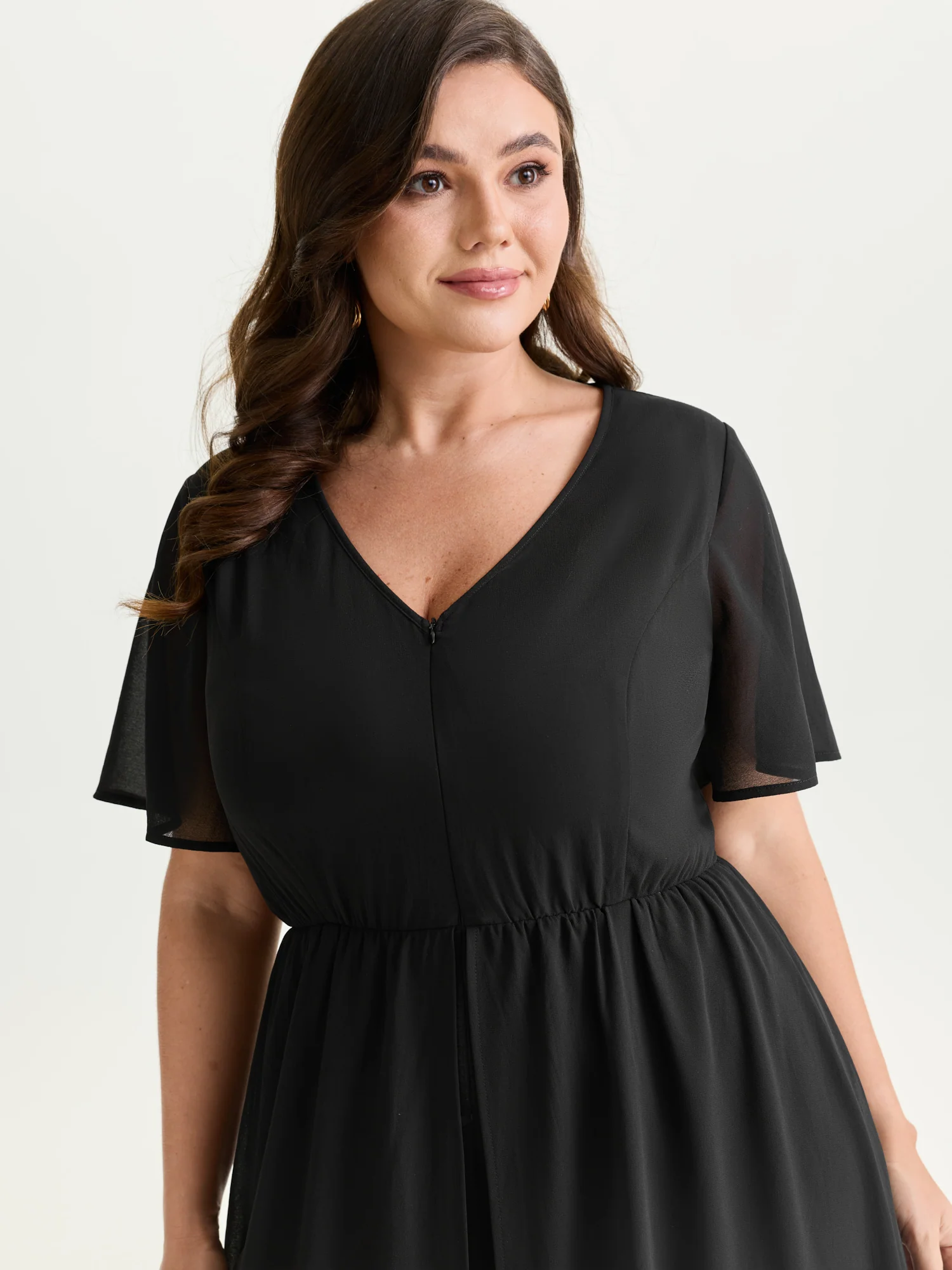 Hidden Zipper Layered Pockets Jumpsuit - Image 2