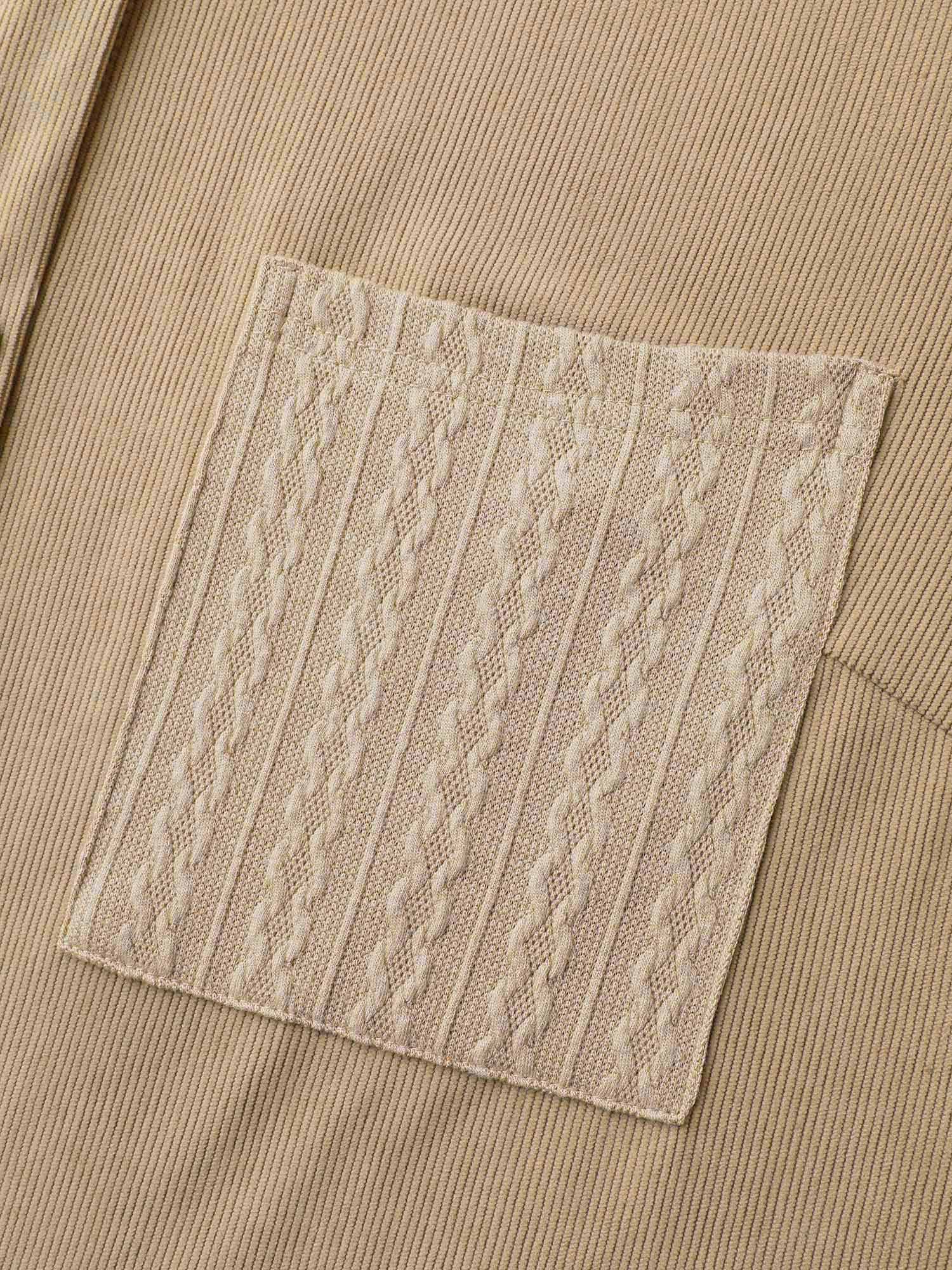 High-Low Hem Color Contrast Jacket - Image 16