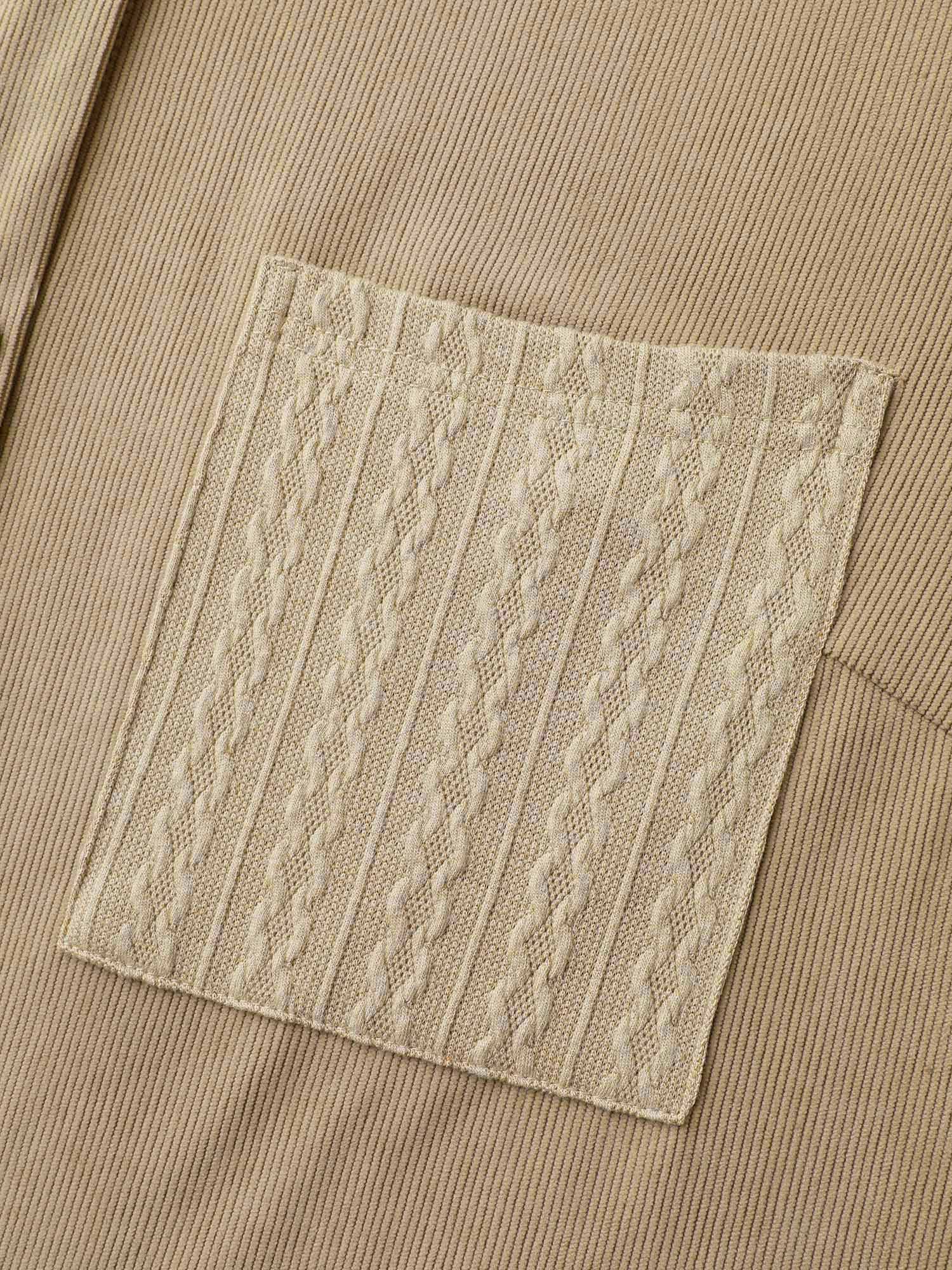 High-Low Hem Color Contrast Jacket - Image 22