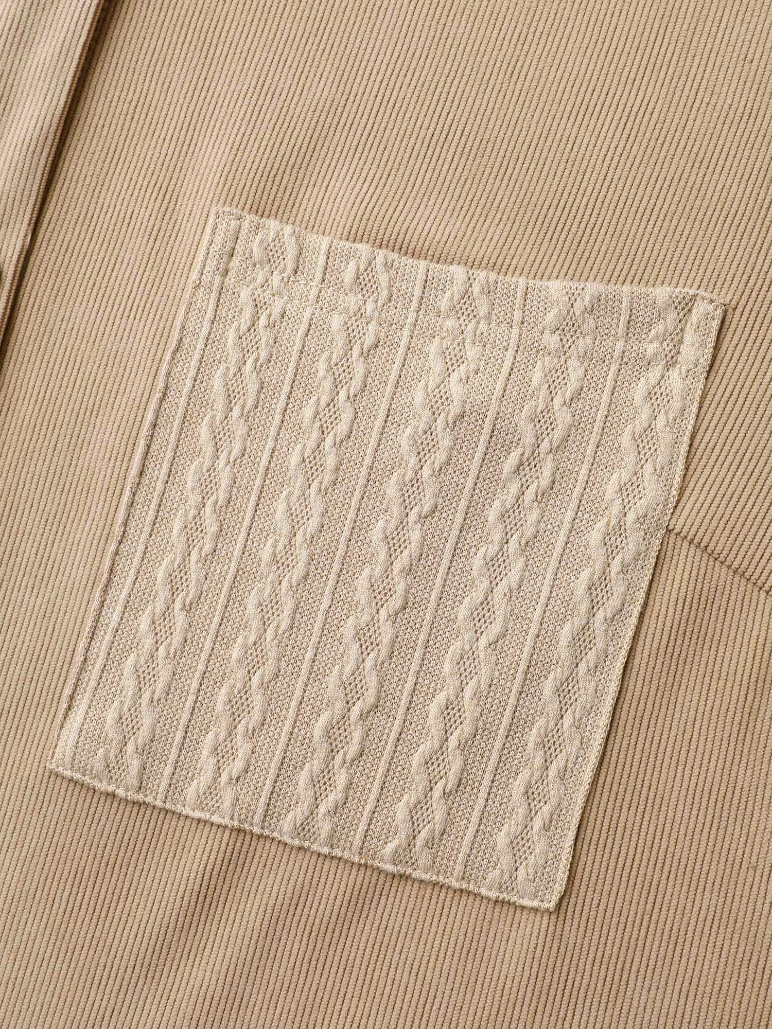 High-Low Hem Color Contrast Jacket - Image 7