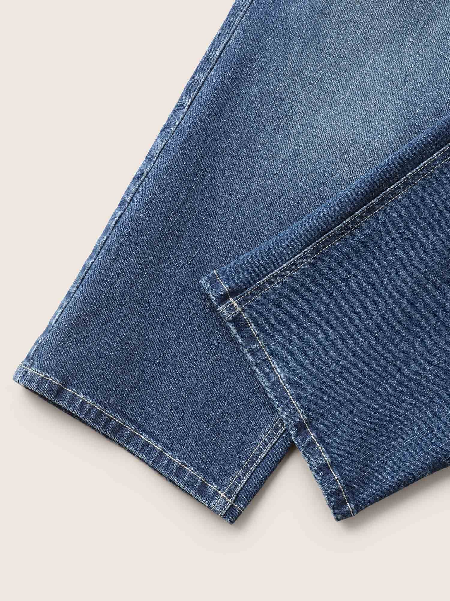 High Stretch Slanted Pocket Slim Cropped Jeans - Image 6