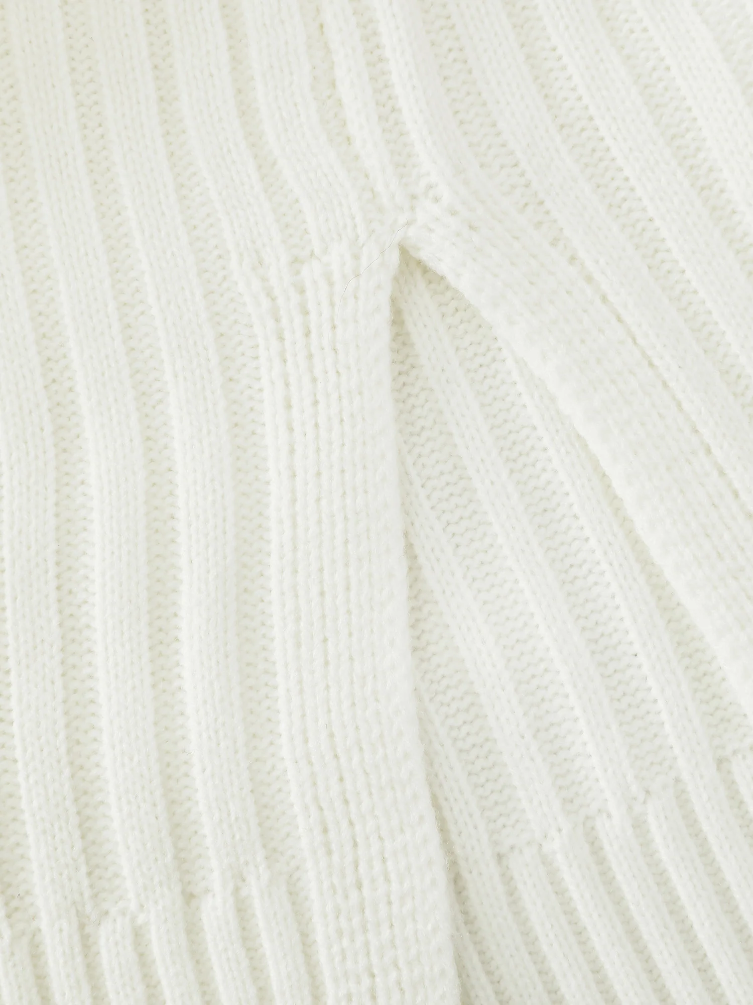 High Turtleneck Textured Sweater Dress - Image 7