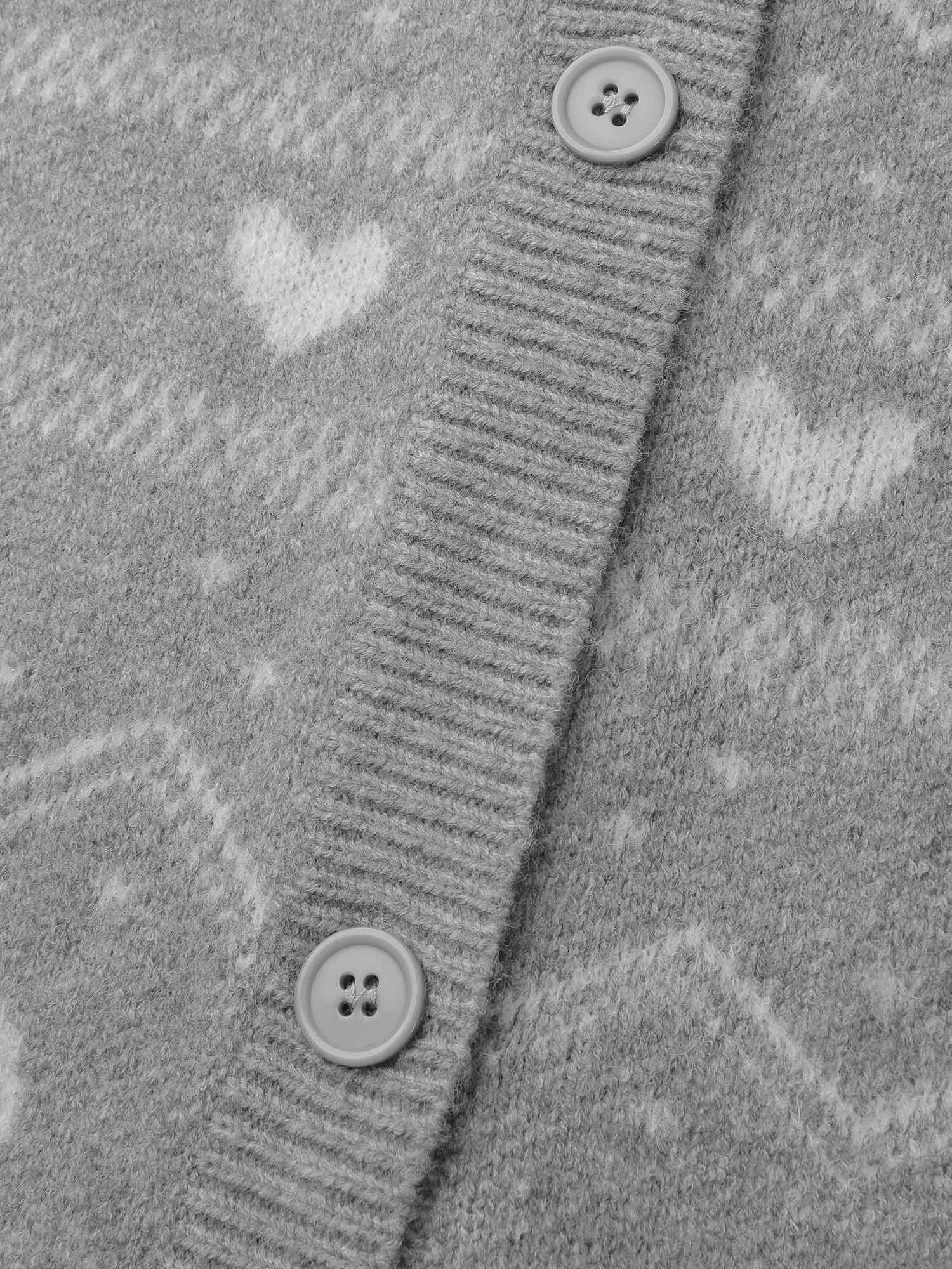 Supersoft Holiday Bells Jacquard Button Knit Cardigan - Image 6