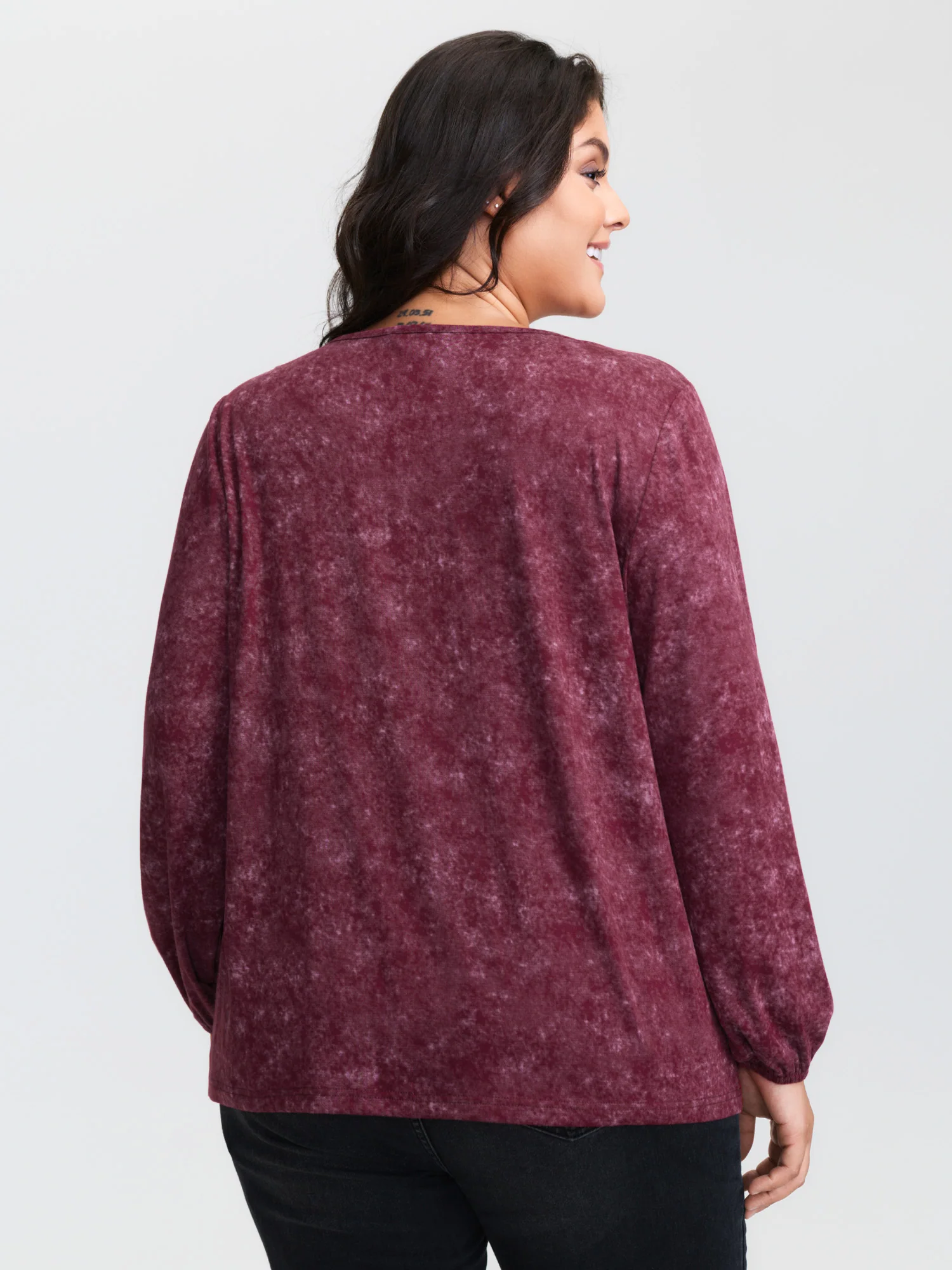 Holiday Cat Snowflake Effect T-Shirt - Image 11