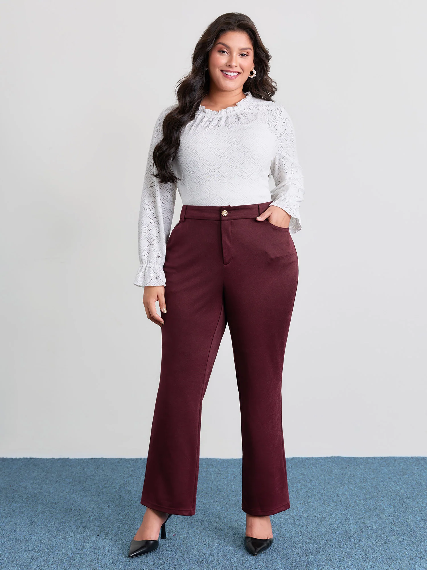 Holiday Colors Flared Pants - Image 2