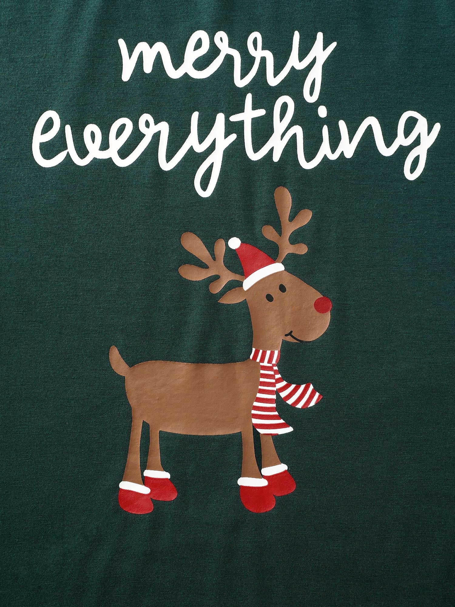 Holiday Cozy Print Pockets Loungewear Set - Image 10