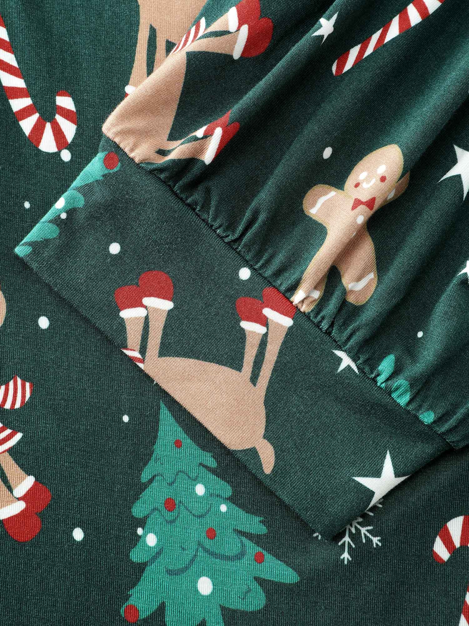 Holiday Cozy Print Pockets Loungewear Set - Image 12