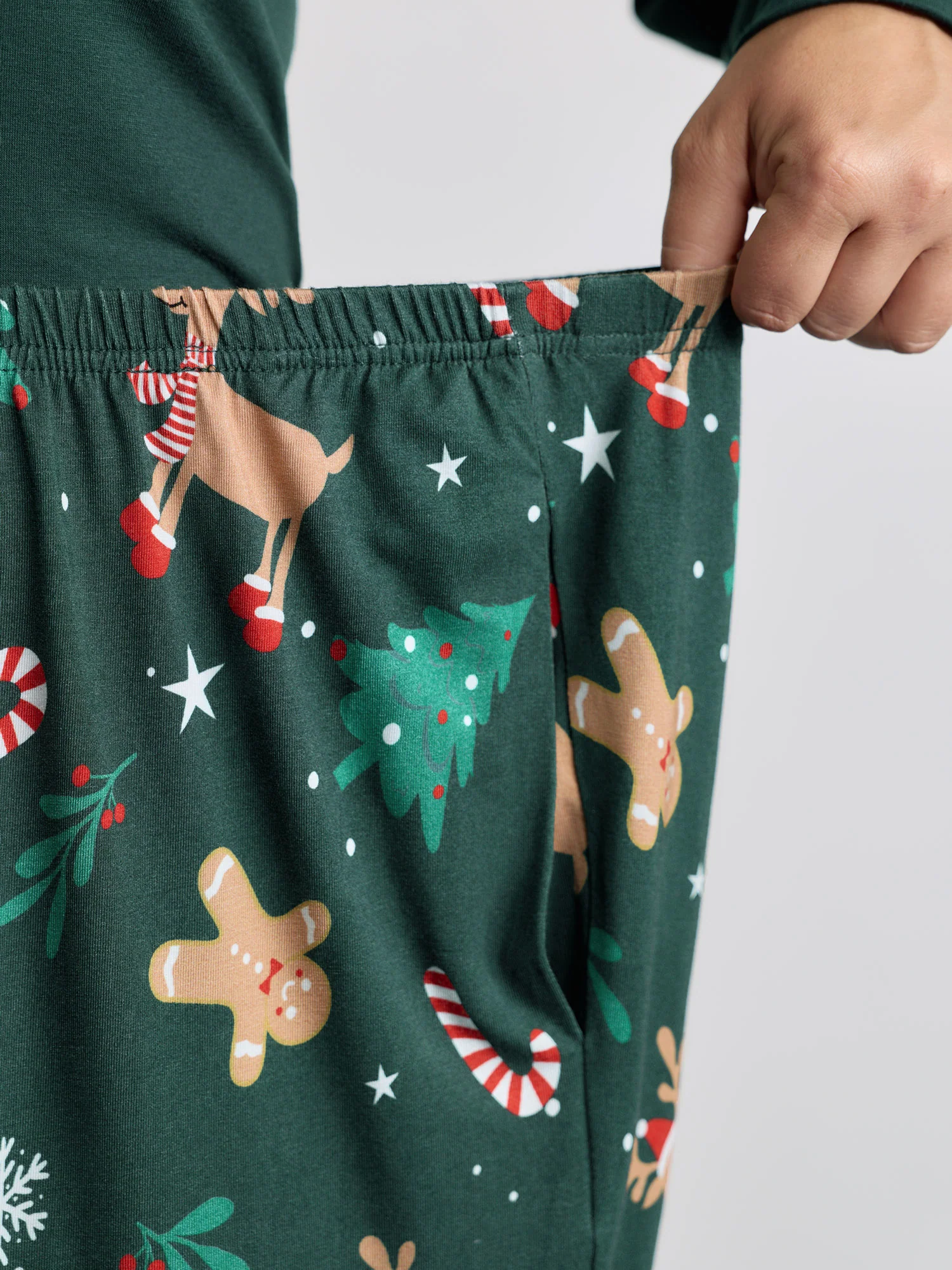 Holiday Cozy Print Pockets Loungewear Set - Image 6