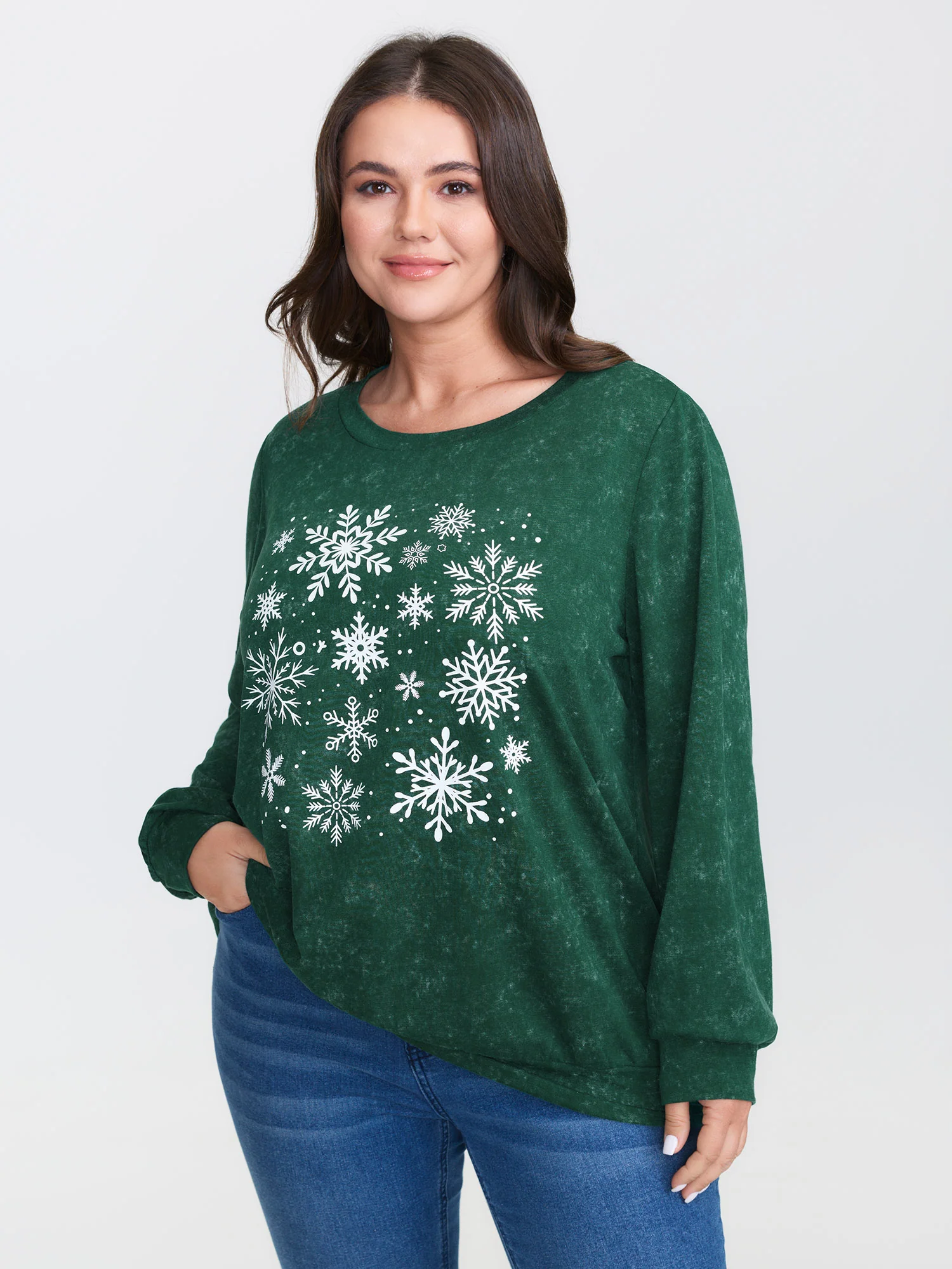 Holiday Cozy Print Sweatshirt - Image 12
