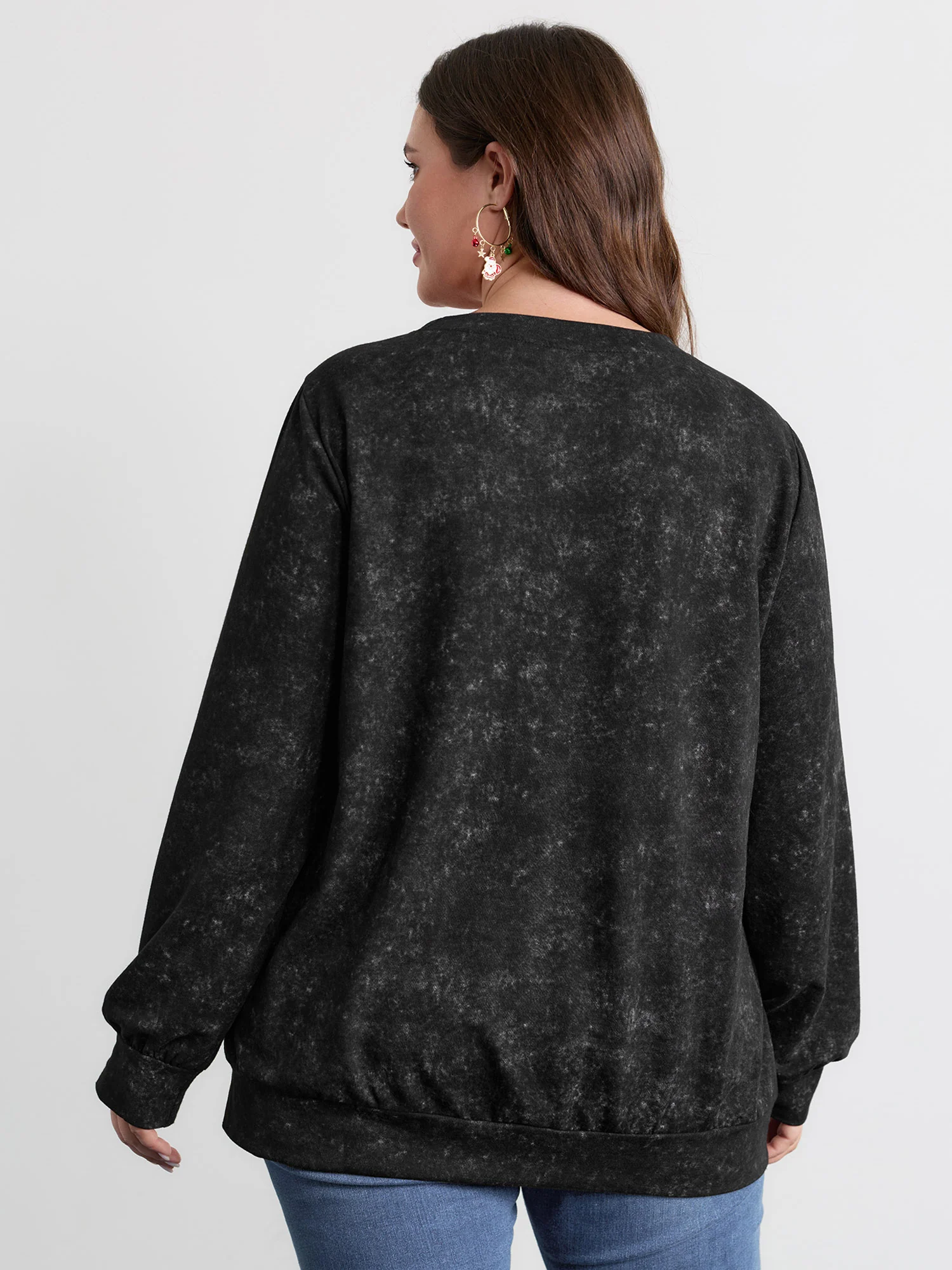 Holiday Cozy Print Sweatshirt - Image 4