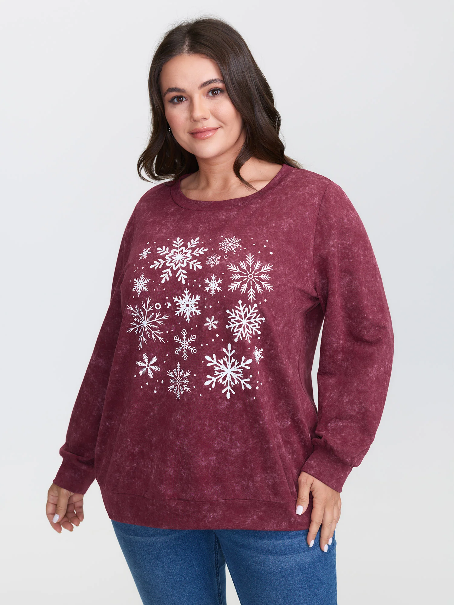 Holiday Cozy Print Sweatshirt - Image 8