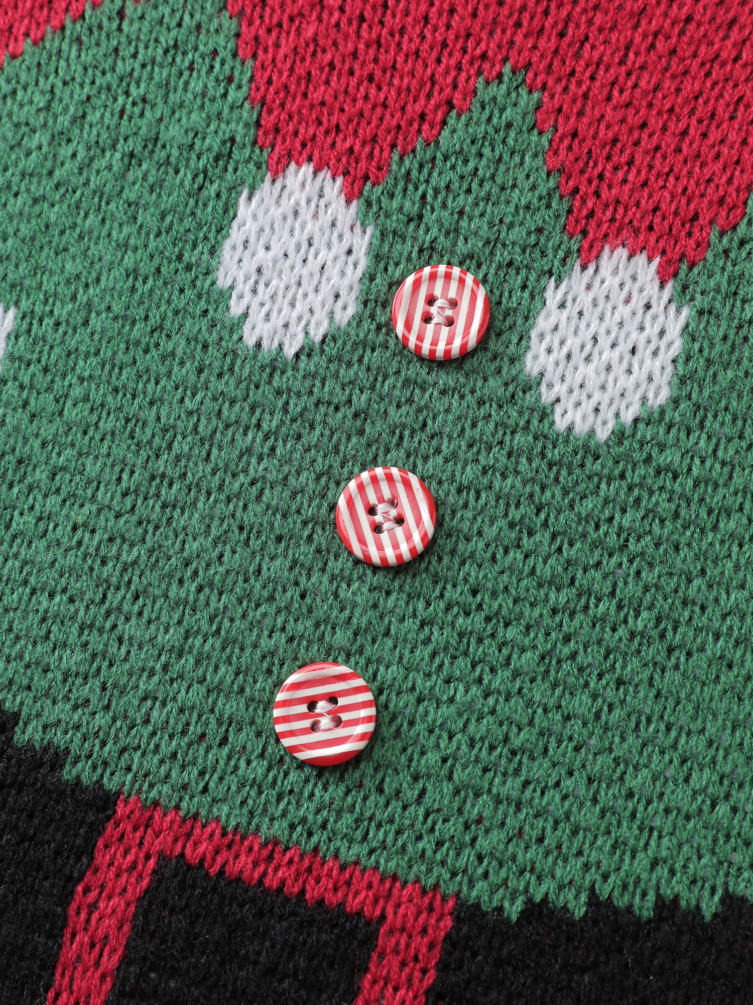 Holiday Elf Pattern Color Contrast Pullover - Image 6