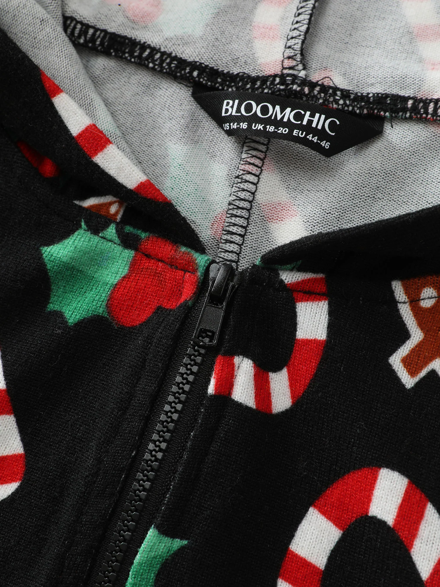Holiday Everything Pockets Zipper Lounge Jumpsuit - Image 6