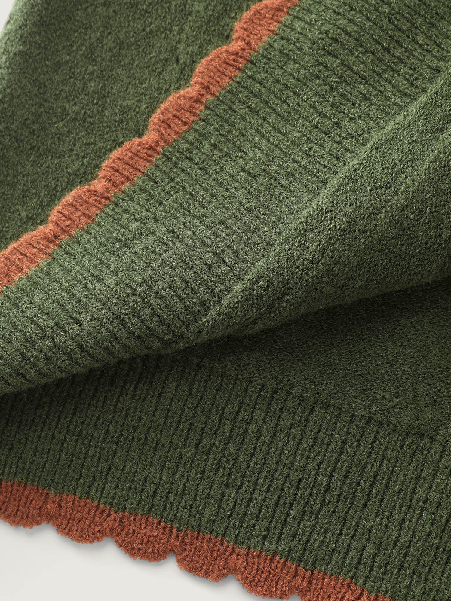 Holiday Fox Jacquard Pattern Knit Cardigan - Image 8