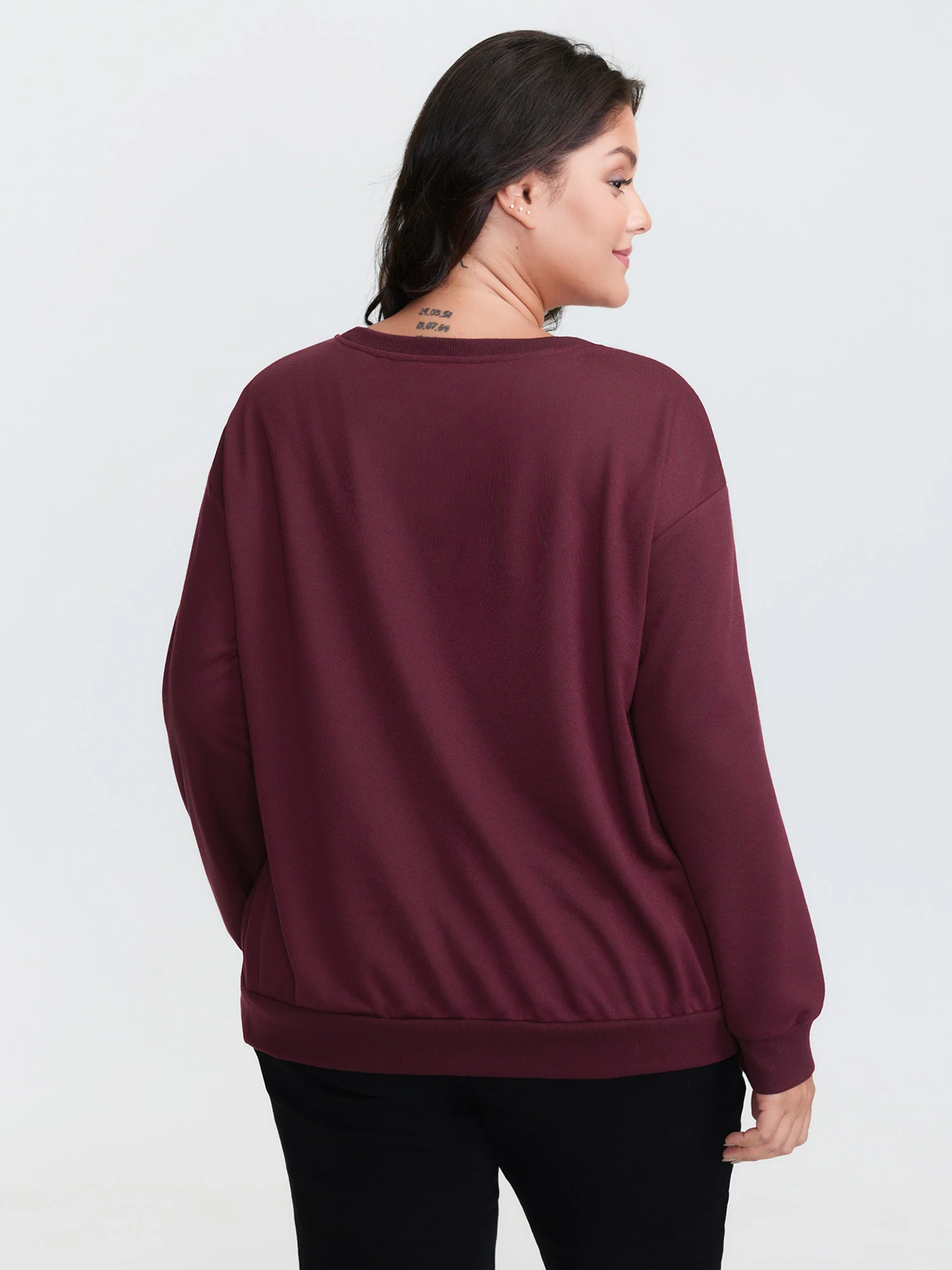 Holiday Gifts Embroidered Heather Sweatshirt - Image 11