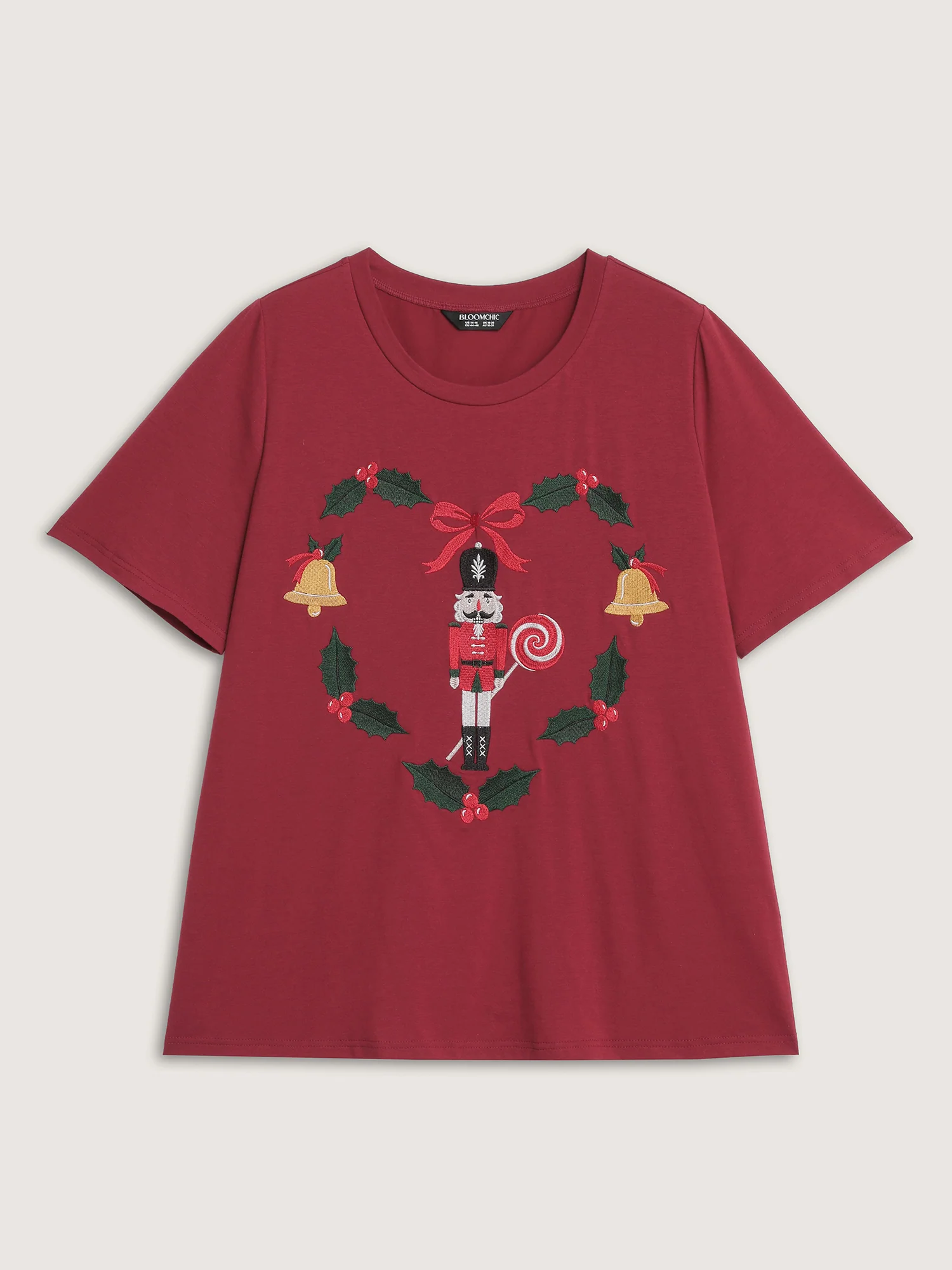 Holiday Nutcracker Round Neck T-Shirt - Image 5