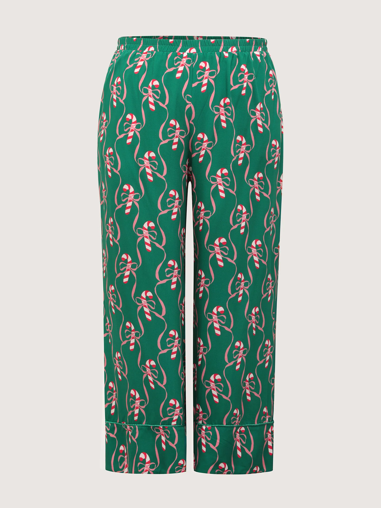 Holiday Cheer Print Pockets Two-Piece Lounge Set - Image 10