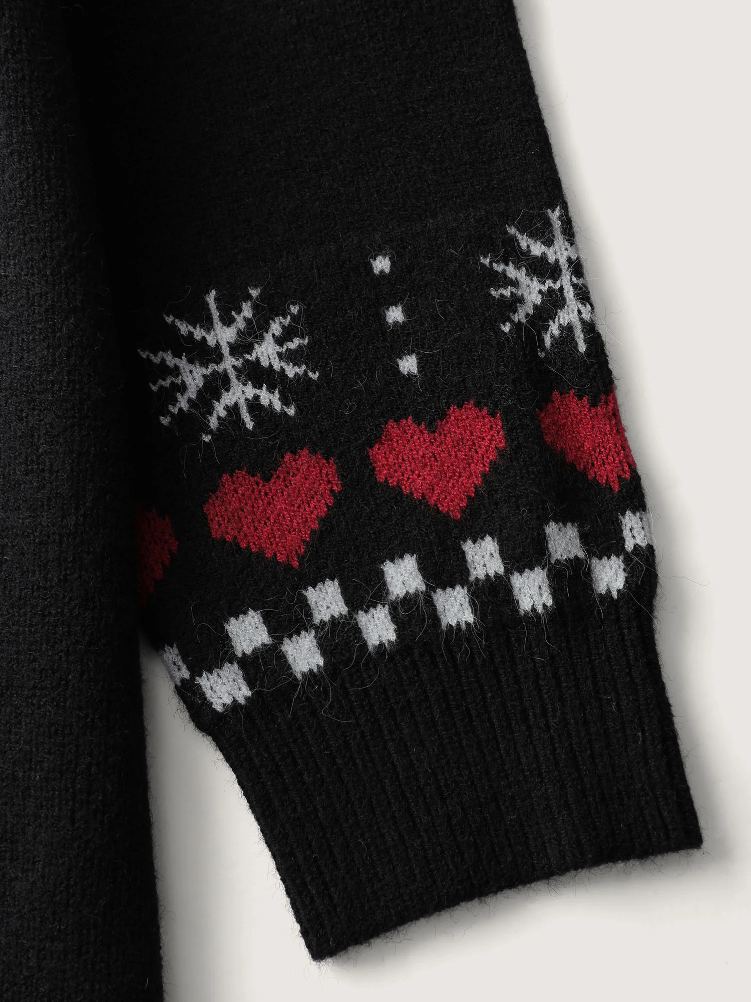 Holiday Puppy Applique Jacquard Pullover - Image 6