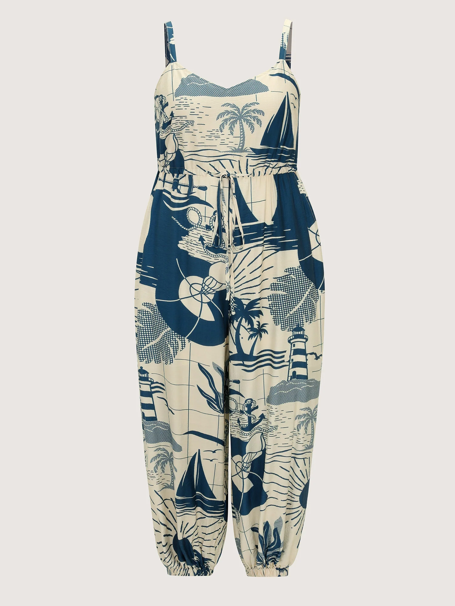 Holiday Ready Printed Cami Jumpsuit - Image 7