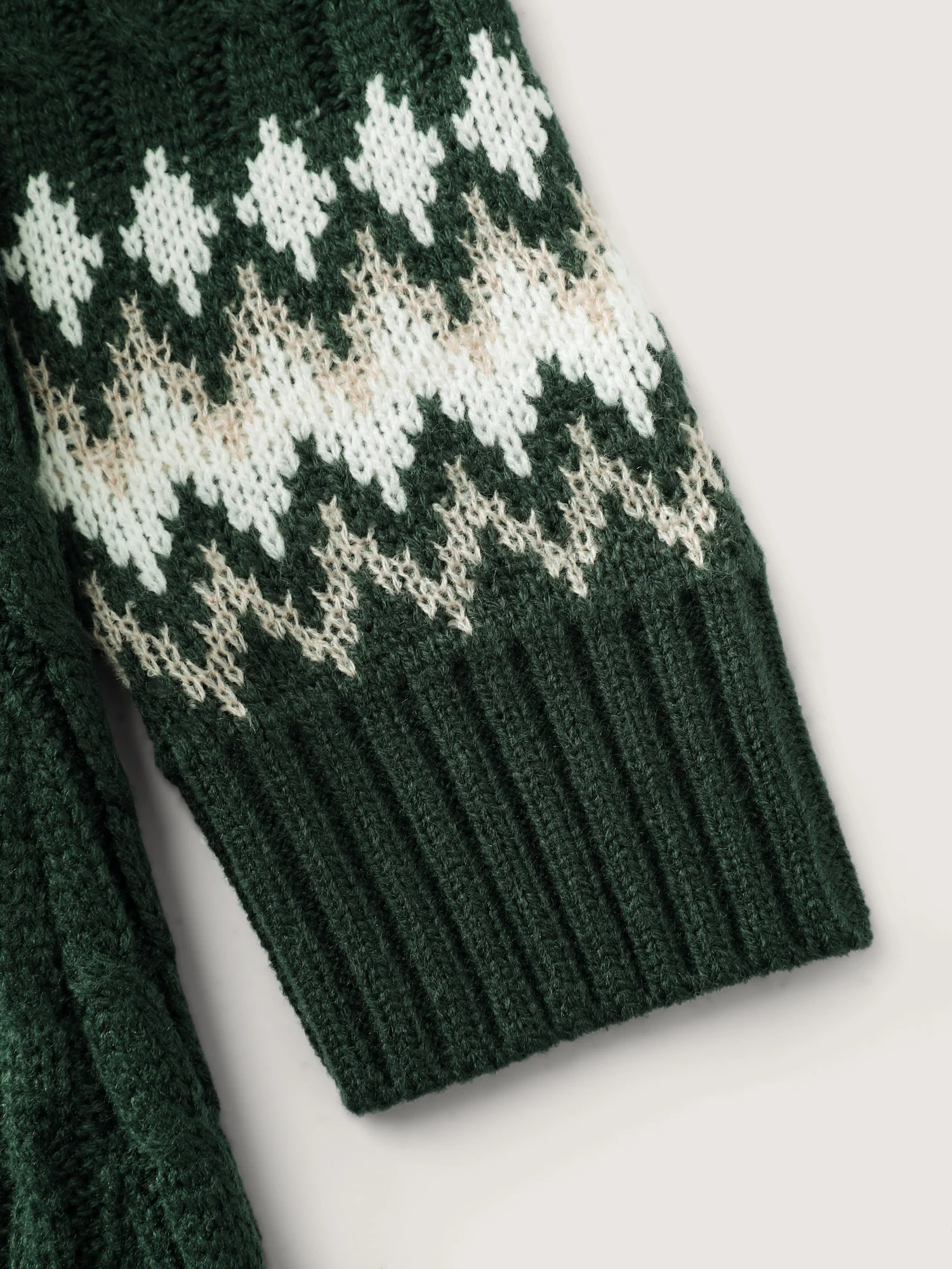Holiday Textured Turtleneck Sweater Dress - Image 5