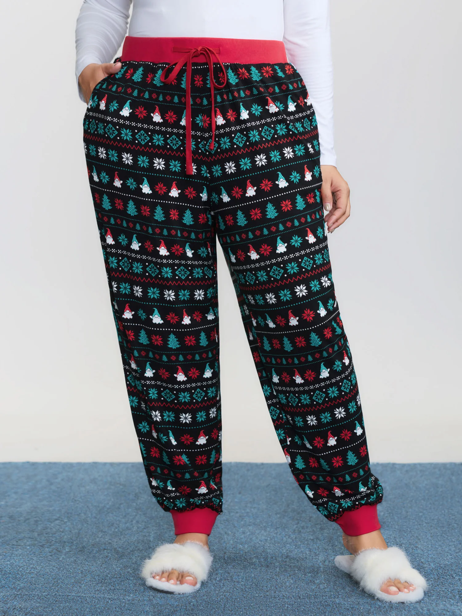 Holiday Things Colorful Lounge Bottoms - Image 2