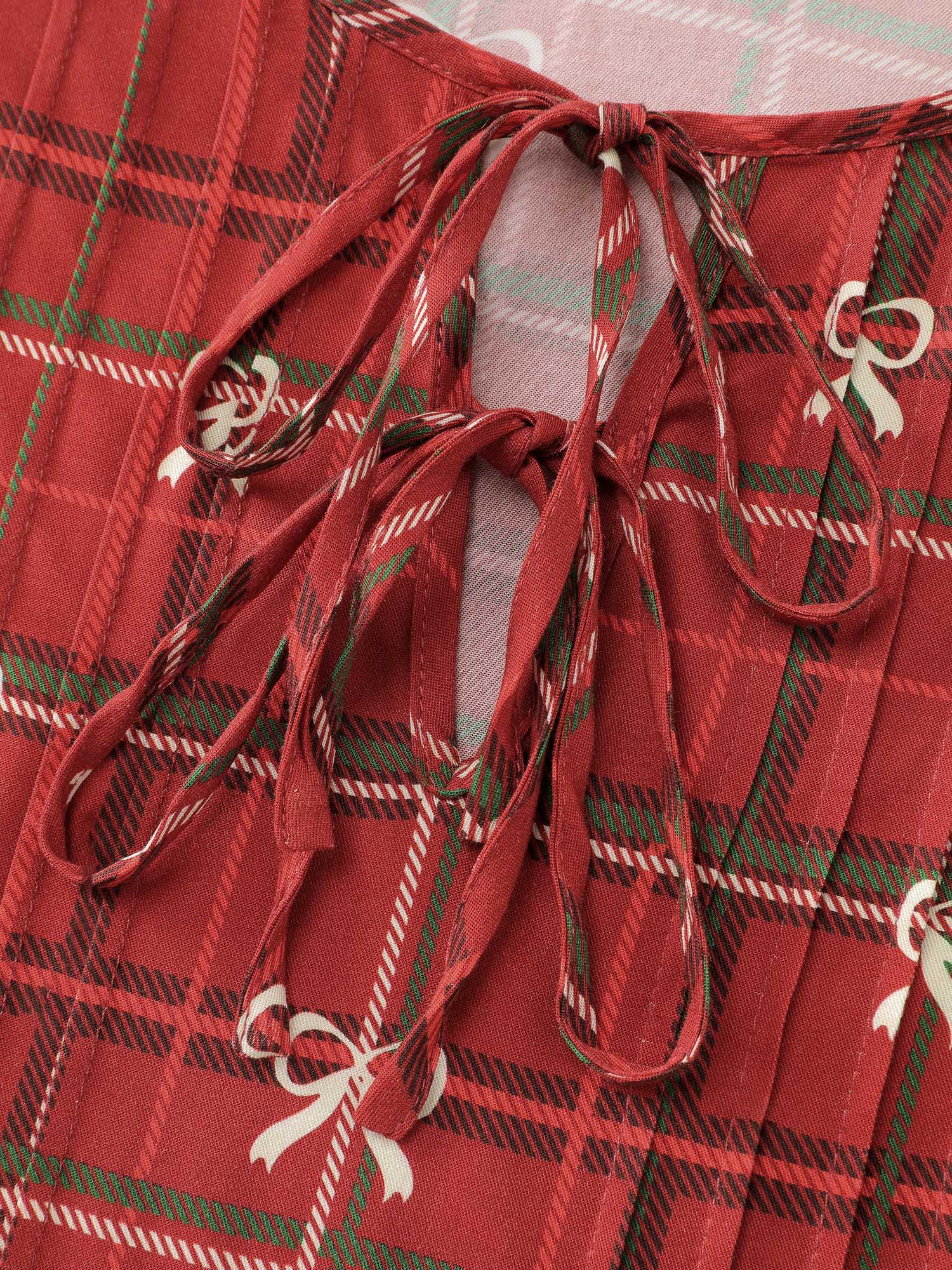 Holidays Unwrapped Neck-Tie Blouse - Image 5
