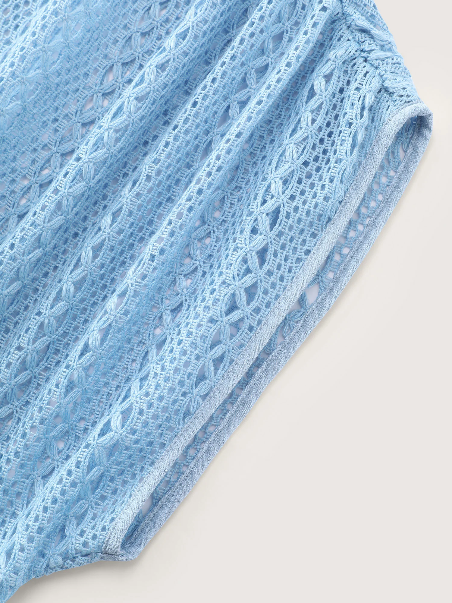 Hollowed Out Elastic Hem Cover-Up - Image 5