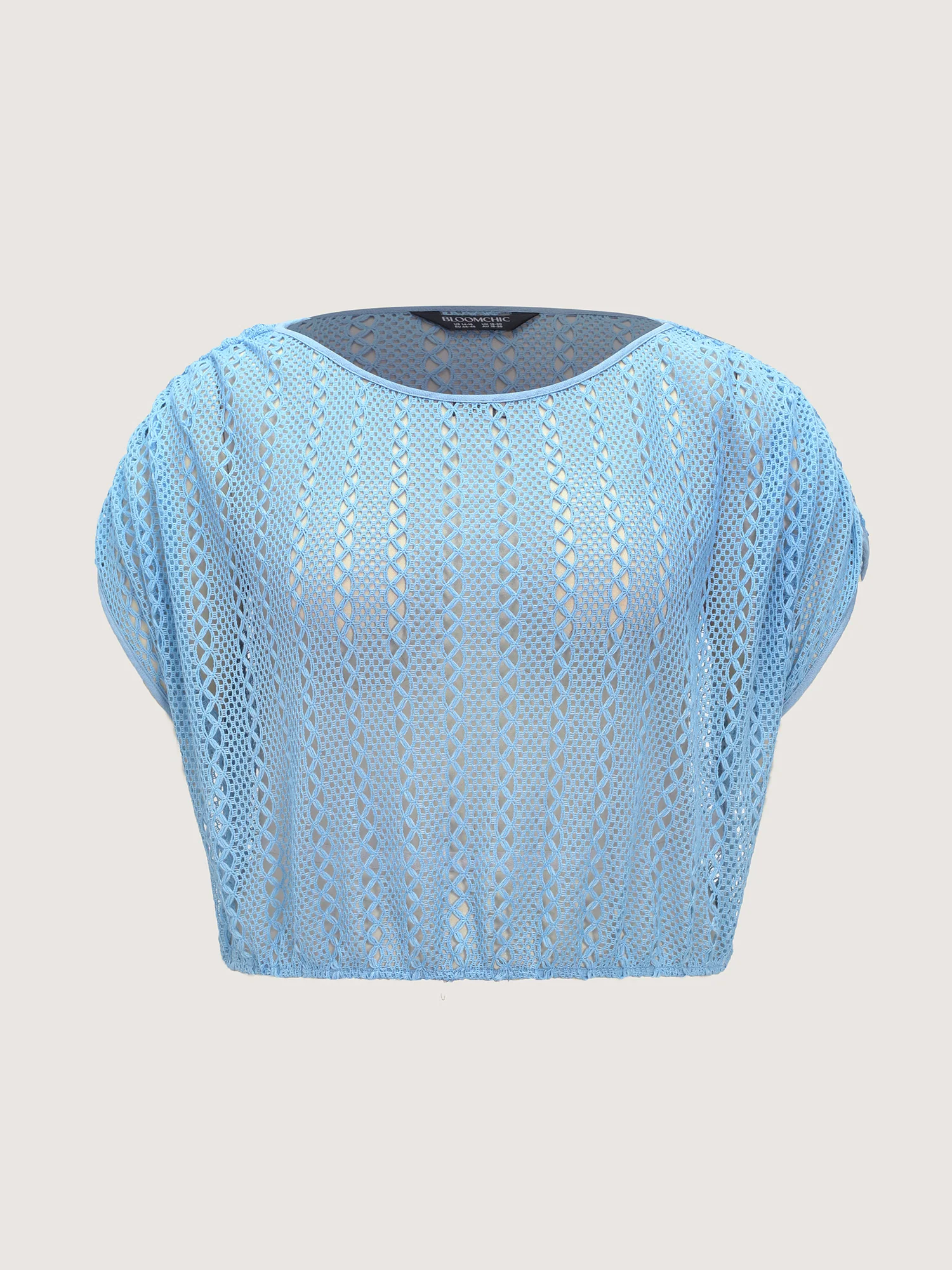 Hollowed Out Elastic Hem Cover-Up - Image 7