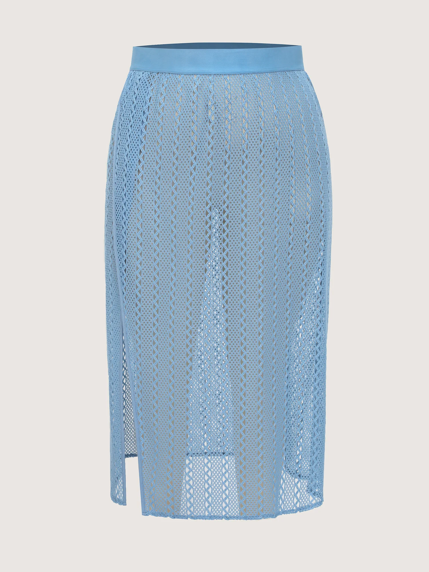 Hollowed Out Split Hem Maxi Skirt - Image 6