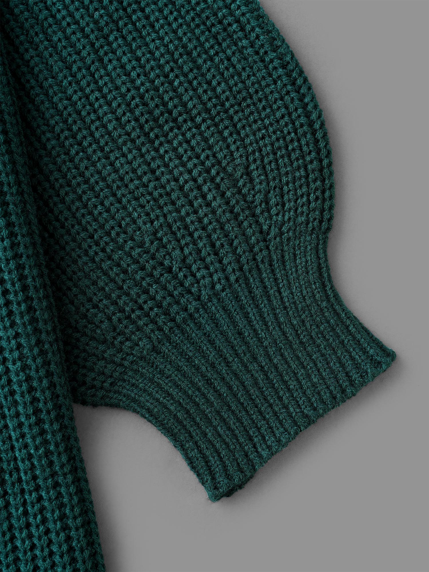 Hooded Color Contrast Drop Shoulder Pullover - Image 6