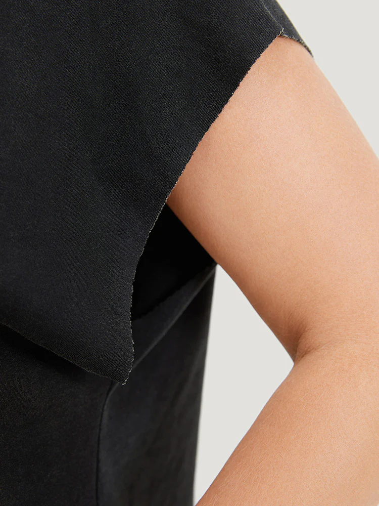 Hooded Ties Pocket Batwing Sleeve T-shirt - Image 9
