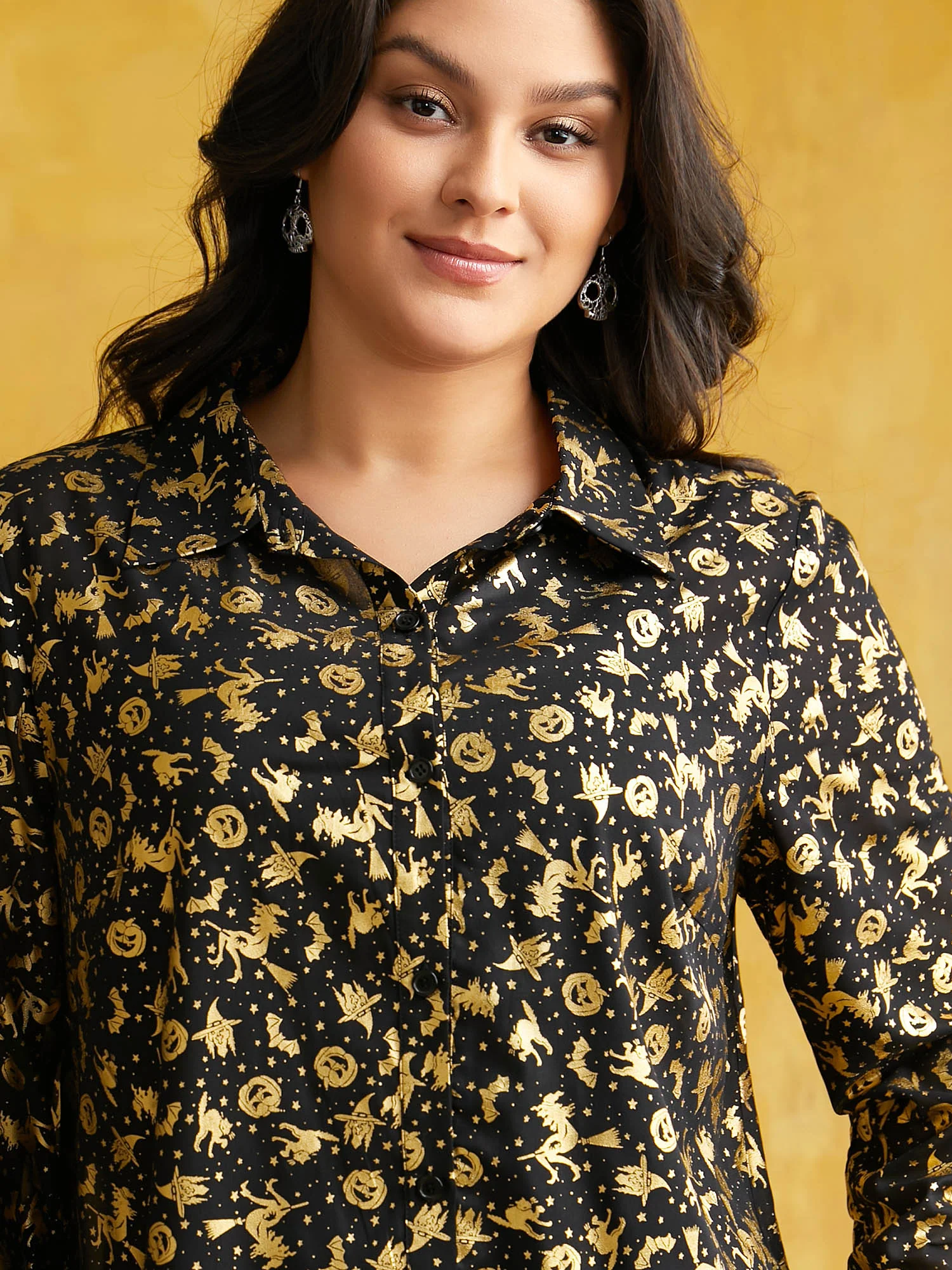 Hot Stamped Golden Gleam Shirt - Image 4
